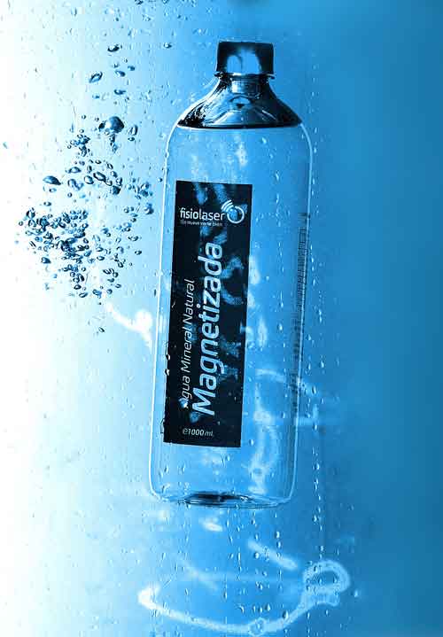 Botella de agua marcada para Fisiolaser